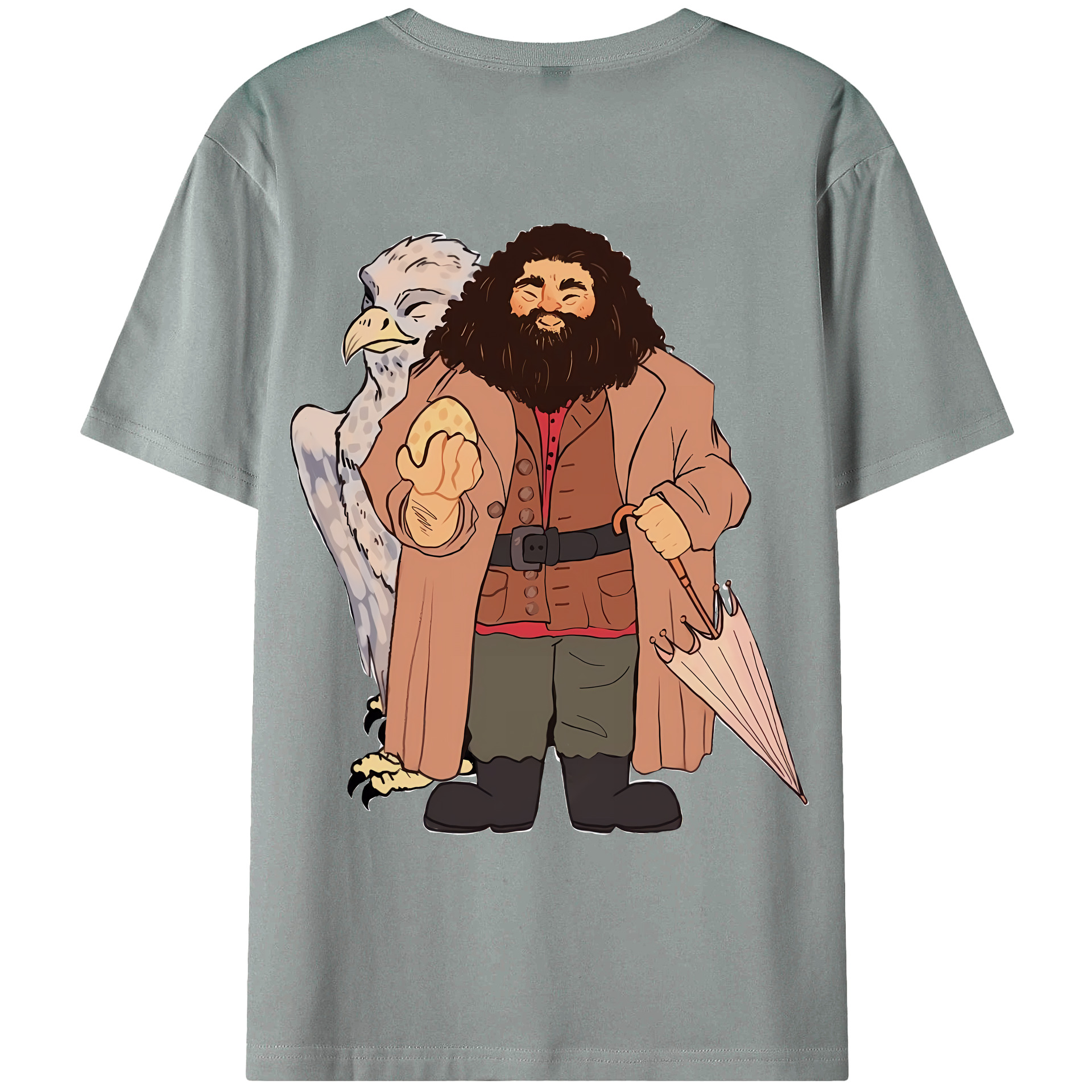 （画像用） Harry Potter ハリー・ポッターシリーズ 綿100％ メンズ半袖Tシャツ（バックプリント） 通気性